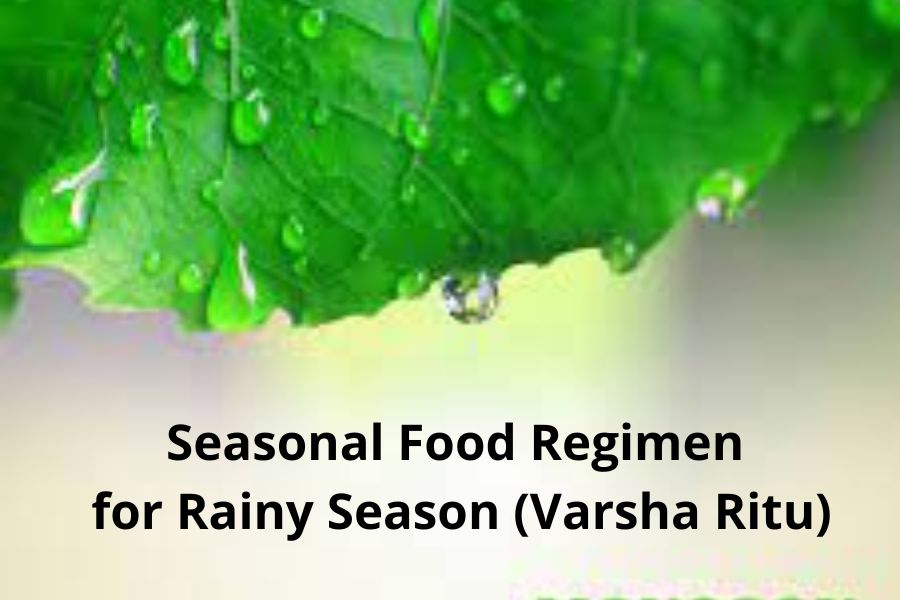 Seasonal Food Regimen for Rainy Season (Varsha Ritu)