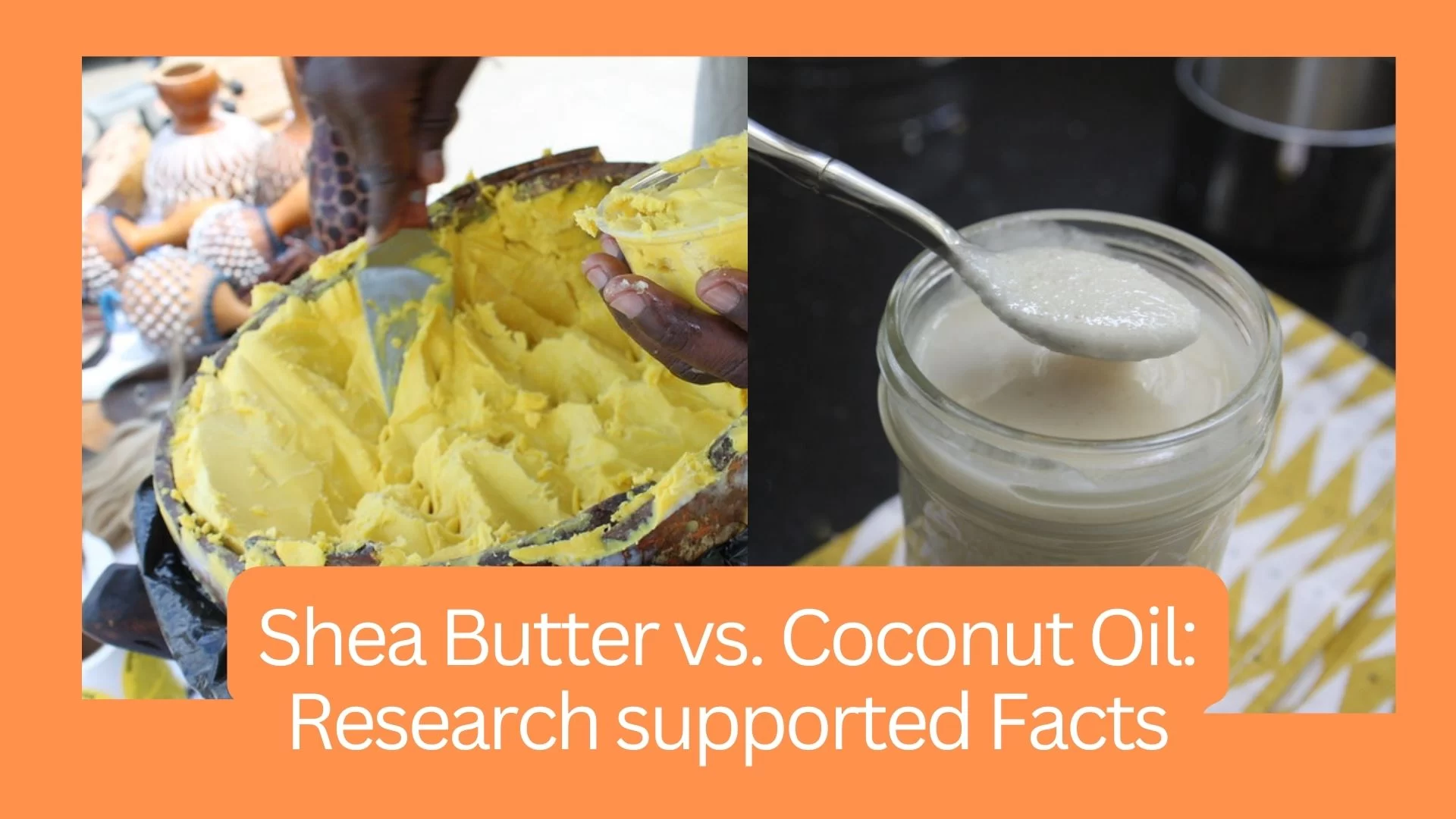 Which is harder shea butter or coconut oil